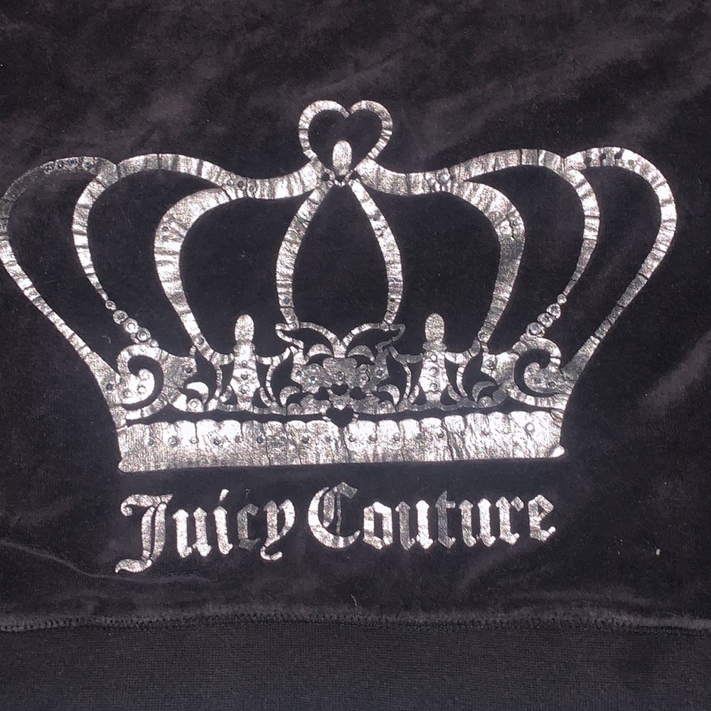 JUICY COUTURE RARE ZIP UP HOODIE BEDAZZLED - Picture 4 of 4